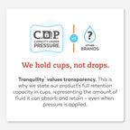 Tranquility TopLiner Disposable Booster Pads, Super (15" x 4.25") Flow-Through Design with Adhesive Strip for Max Absorption, Adult Unisex, 100ct Case