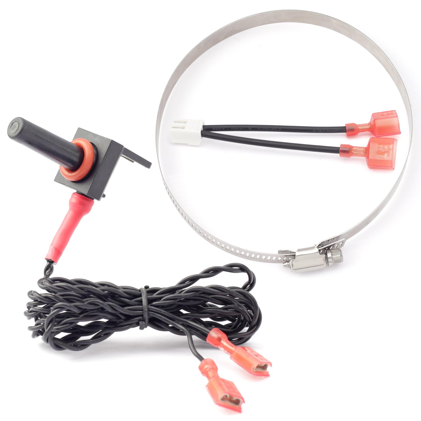 Lisnhlin ECS0275 Water Temperature Sensor Compatible with AquaCal Pool Heater Heat Pump, 10K RT Angle Water Temperature Sensor Rreplace STK0127