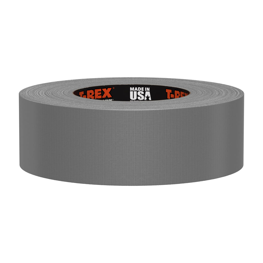 T-REX Tape Heavy Duty Duct Tape with UV Resistant & Waterproof Backing for Ferociously Strong Repairs, 1.88" x 30 yd, Gunmetal Gray, 1 Roll