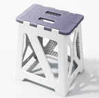 Foldable Bath Shower Safety Chair Seat Grey, Foldable and Anti-Slip Bench Bathtub Stool for Elderly or Seniors (Foldable ShowerChair 15.7" H Grey, Seat Size 12.4" x 8.3“