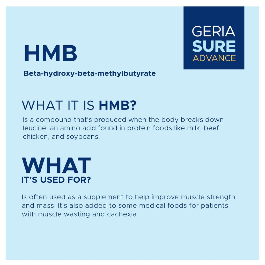Geriasure Advanced High Protein Nutritional Shake for Seniors, Supports Muscle & Mobility, Gluten Free, Vanilla, 1000g