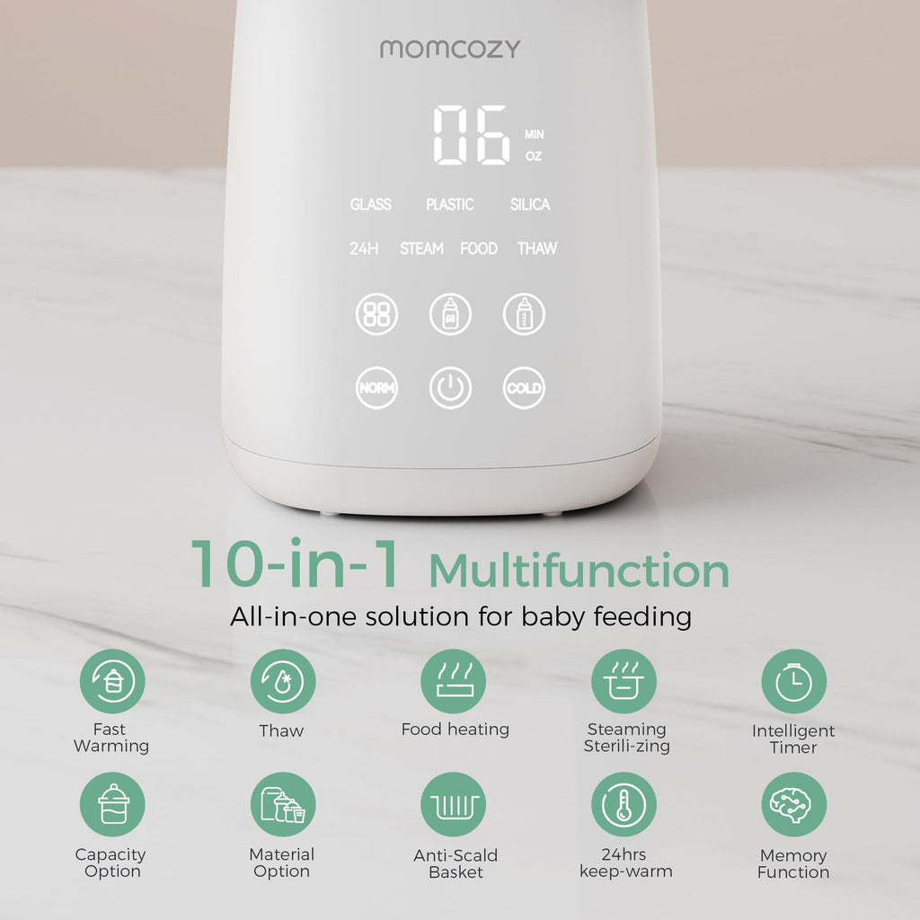 Momcozy Bottle Warmer for Baby, Fast Heating Breastmilk for All Bottles