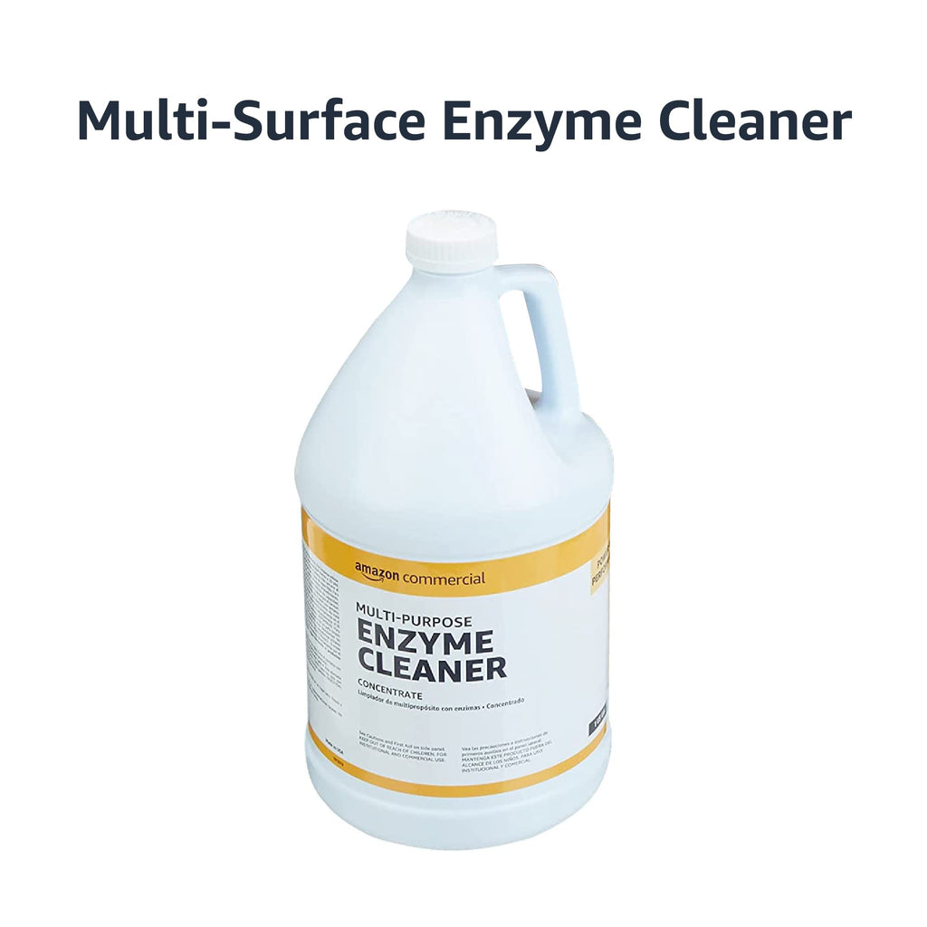 AmazonCommercial Multi-Purpose Enzyme Cleaner, Stain & Odor Remover, Pet Stain Remover, 1-Gallon, 1-Pack