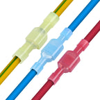 100 Pcs XHF Blue Nylon Female Spade Connectors 16-14 AWG Quick Disconnect Wire Terminals Insulated Wire Crimp Connectors