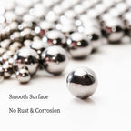 Two 2-3/8" Inch Diameter Hardened Chrome Solid Steel Bearing Balls, Vigorous Precision Balls (2 Pieces)
