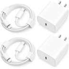 iPhone 14 13 12 11 Super Fast Charger [2Pack] cargador 20W Rapid USB C Wall Charger Block with 6FT Fast Charging Cable Compatible with iPhone 14 Pro Max/Pro/Plus/Mini/iPad