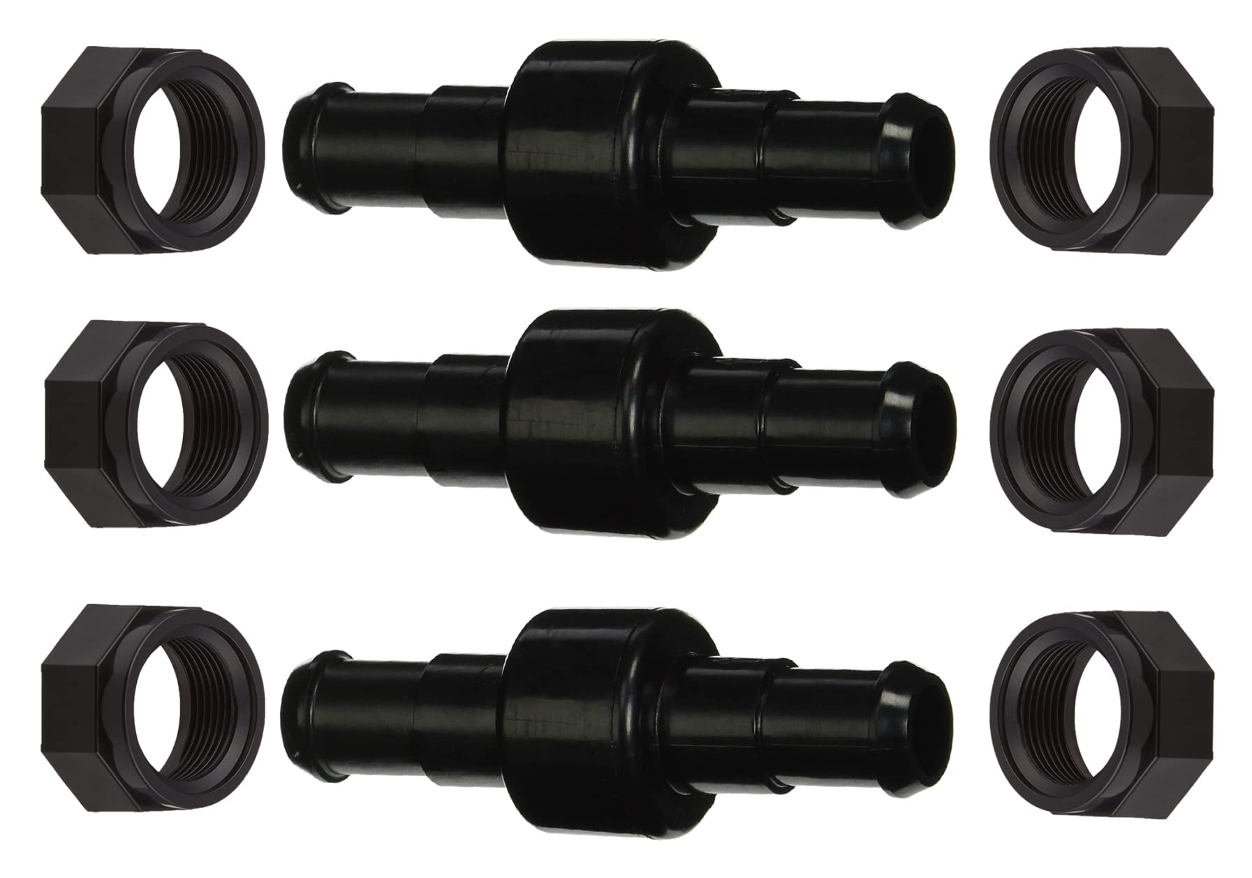 Amptyhub 3900 Sport, 280, 380 Pool Cleaner Hose Swivel D21 Replacement For Zodiac Polaris 3900 Sport, 280 Black Max F5B, TR35P Pool Cleaners (3 Pack)