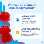 First Day Teens’ Nighttime Reset Calming Magnesium Gummies – Sleep Aid Supports Peaceful Rest, Balanced Mood & Energy – Supplement with Magnesium Citrate, Affron & No Melatonin – 30-Day Supply