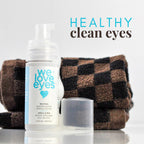 We Love Eyes: Tea Tree Eyelid Foaming Cleanser - Vegan. All natural. Cruelty free. Safe for false lashes and eyelash extensions.