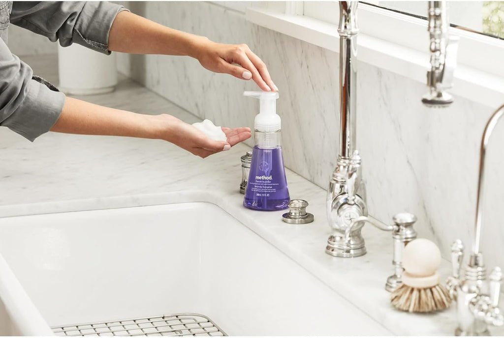 Method Foaming Hand Soap, Green Tea + Aloe, 10 Ounce (Pack of 3)
