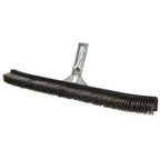 Poolmaster 18-Inch Stainless Steel Pool Algae Brush, Heavy-Duty Aluminum Back, for Gunite Concrete Pools and Spas, Wide Head for Fast Wall and Floor Cleaning