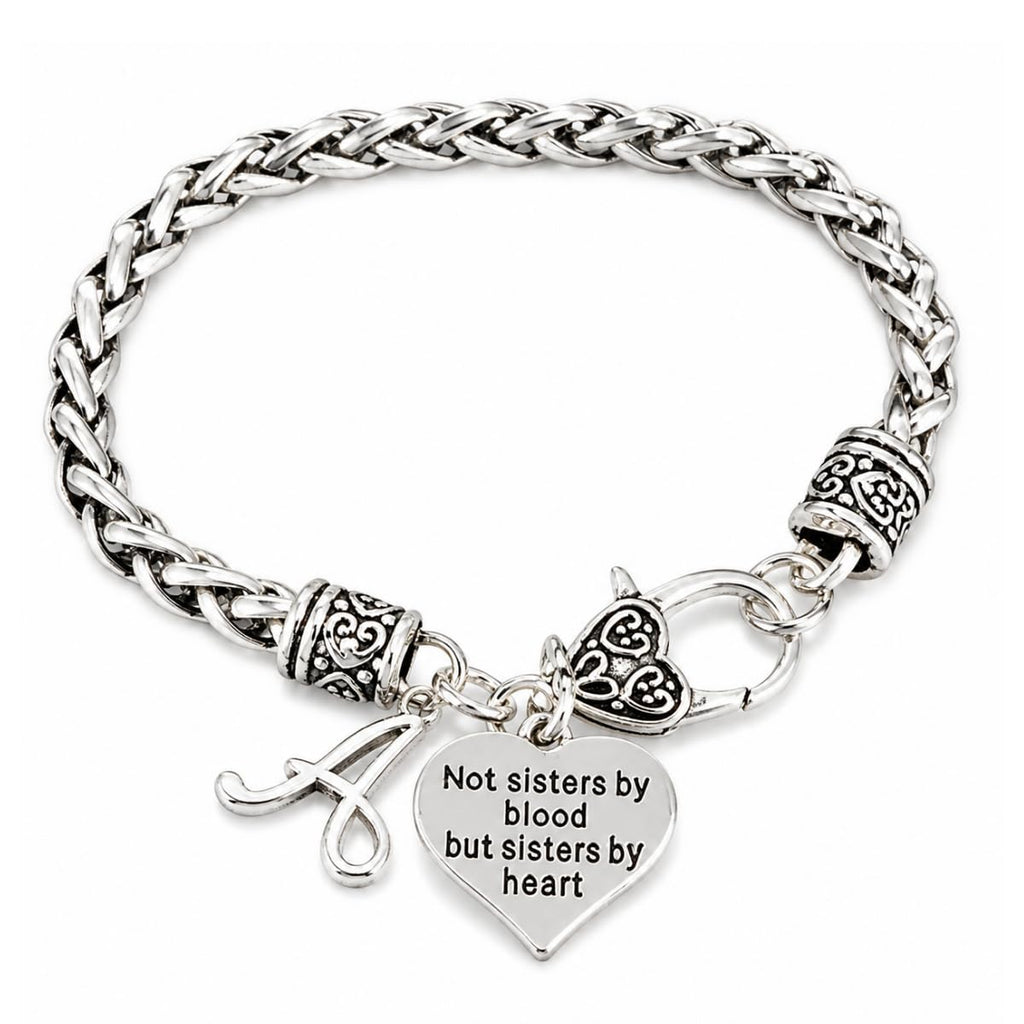 Infinity Collection Best Friend Bracelet, Sisters by Heart Initial Jewelry
