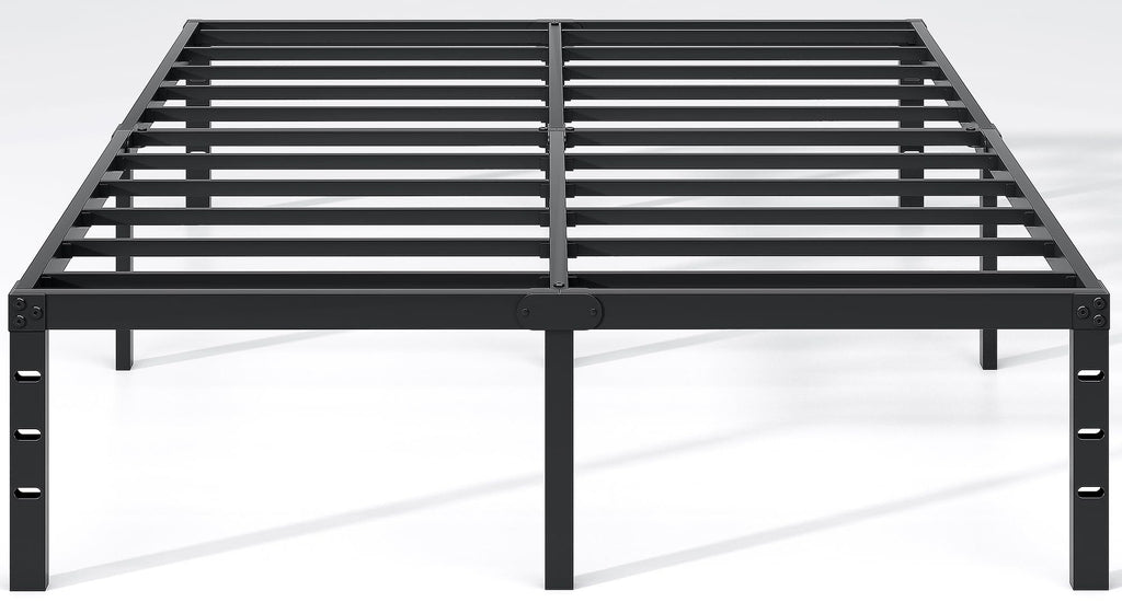 NEW JETO Metal Bed Frame,Queen Size Bed Frame with Storage Space,14 Inch