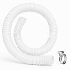 Homyplaza Replacement Pool Hoses for Above Ground Pools, 2 Pack, 1-1/4" Diameter x 59" Length, Includes 4 Metal Clamps, Compatible with Intex Pool Filter Pump 607, 637