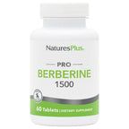 NaturesPlus PRO Berberine 1500 mg - 60 Tablets - Supports Healthy Metabolism - Non-GMO, Vegan & Gluten Free - 30 Servings