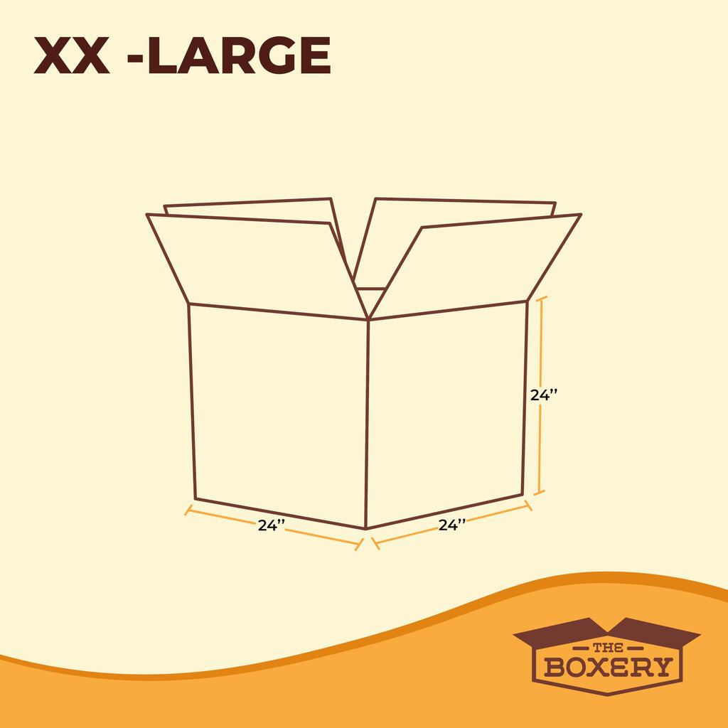 The Boxery Moving Boxes 10-Pack XX-Large | 24x24x24 inch