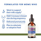 Motherlove More Milk Special Blend (2 Ounce Tincture) Herbal Lactation Supplement w/Goat’s Rue to Build Breast Tissue & Support Breast Milk Supply—USDA Certified Organic, Vegan, Kosher, Soy-Free