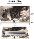 MTG Playmat Size 24x14in Free Storage Bags Non-Slip Backing, Ideal for Card Game Enthusiasts TCG Playmat (Shadow Dragon-No Deck)