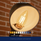 FLSNT Dimmable Candelabra Light Bulbs 60W Equivalent E26 Base, B11 LED Chandelier Candle, 2700K Soft White, 6 Pack