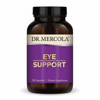Dr. Mercola Eye Support - Supports Eye & Vision Health - with Lutein, Zeaxanthin, Organic Astaxanthin & Black Currant - Non-GMO, Gluten-Free & Soy Free - 90 Capsules (90 Servings)