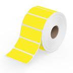 Rollo Direct Thermal 2x1 Sticker Labels - Roll of 1,000 Labels (Yellow)