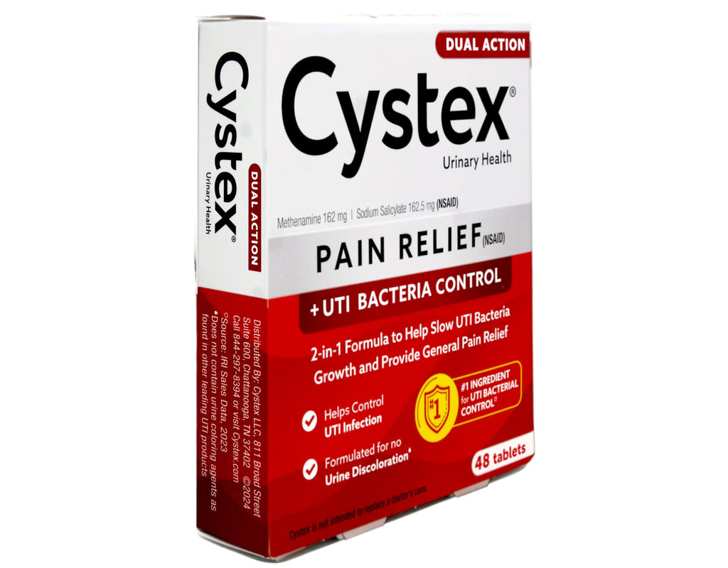 Cystex Plus Urinary Pain Relief Tablets 48 Tablets