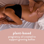 The Honest Company Mama Hydrating and Soothing Glow On Body Belly Oil, Plant Based Hypoallergenic, Fragrance-Free, 4.2 fl oz