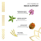 Kerala Ayurveda Neck Support Herbal Capsule - Supports Neck Health & Movements, Rejuvenates & Strengthens Bones, Cartilage, and Muscles, 90 Count