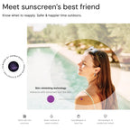 SpotMyUV UV Detection Stickers for Sunscreen with Patented Dermatrue SPF Sensing Technology, Know When to Reapply Sunscreen to Help Prevent Sunburn, 32 Count