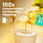Auralina Luxury Mop Soap for Floor Cleaning - Highly Scented Brazilian Waves Concentrated Formula - Best Smelling Floor Cleaner for Mopping Tile, Wood & Laminate - R&W - No Residue, Pet Safe (32oz)