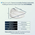 Somnofit-S Anti-Snore Mouth Guard by SnoreLessNow | Made in Switzerland | FDA Cleared | Most Comfortable Anti Snoring Mouthpiece | Sleep Tight Mouth Guard | Adjustable Snoring Solution for Men & Women