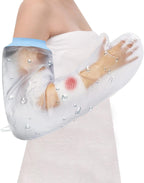CureSquad Cast Covers for Shower Arm, Waterproof Cast Cover Arm Adult, Soft Comfortable Cast Protector for Shower, Reusable Elastic Cast Bag for Bandage, Wound Care Supplies, After Surgery Gifts