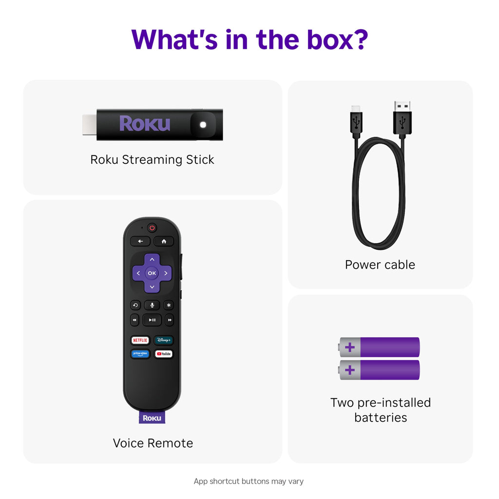 Roku Streaming Stick HD with Voice Remote