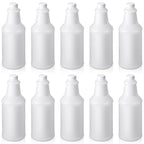 Honeydak 10 Pcs Chemical Resistant 32 oz Bottles, Hdpe Plastic