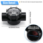7235 Check Valve Replacement for Jandy 1-1/2-Inch to 2-Inch 180-Degree Check Valve Straight Through Flow Compatible with Pool and Spa (7235)
