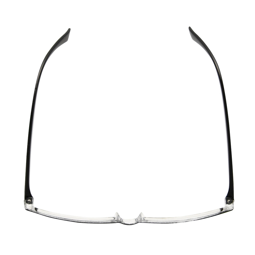 Foster Grant Men's Pete Rectangular Reading Glasses, Black and Brown, 3 Pack, 2x