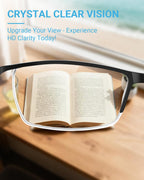 LUFF 4Pcs Anti-Blue-ray Reading Glasses Portable Ultra-Light Readers(2.5X)