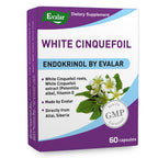 Evalar White Cinquefoil Potentilla Endokrinol Herb 60 Caps Altai Siberia