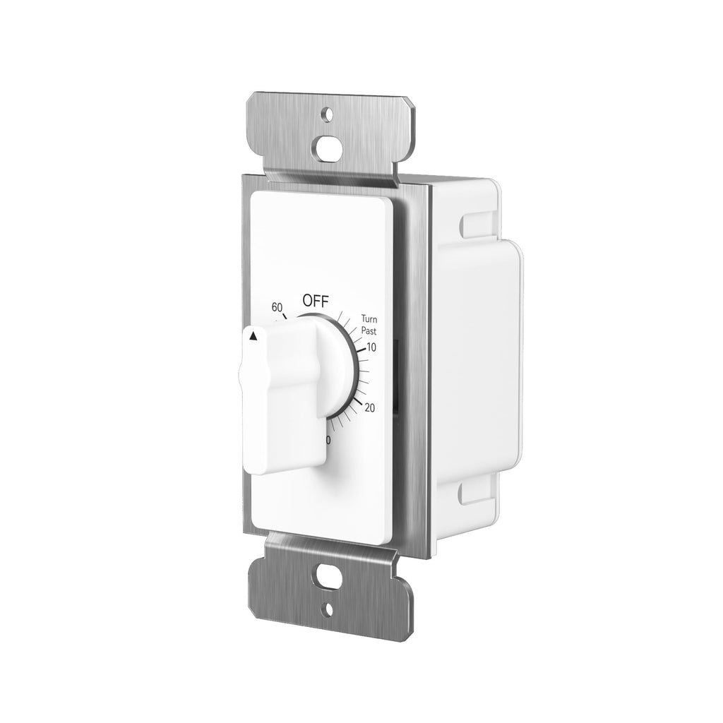 Spring Wound Switch BN-LINK 60 Minute Spring Wound Bathroom Fan Timer Switch, Mechanical ...