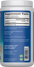 Natural Vitality Calm, Magnesium Citrate Supplement, Anti-Stress Drink Mix Powder, Gluten Free, Vegan, & Non-GMO, Orange, 16 oz