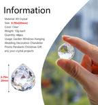 48pcs Clear Crystal Ball Prism 20mm Chandeliers Prism Sun Catcher Hanging