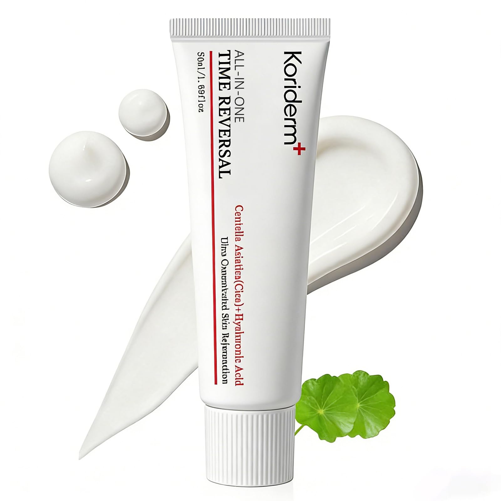 Koriderm Cream, All-In-One Skin Moisturizer Cream for Face, Lotion - Nourishing, Hydrates, Firms & Reduces Wrinkles with Centella Asiatica (Cica), Collagen & Hyaluronic Acid (1Pc)