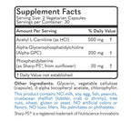 SmartBRAIN by MD Logic Health® for Mental Performance, Focus, Clarity and Concentration - Made in New York