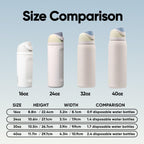 Owala FreeSip Stainless Steel Water Bottle 24 oz Iced Breeze