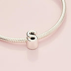 PANDORA Letter S Alphabet Charm - Compatible Moments - Gift for Her - Made with Sterling Silver - with Gift Box