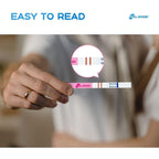 HEAL-CHECK 50 Count Pregnancy Tests with Cups, Bulk Pregnancy Test Strips for Detection at Home, Over 99% Accuracy, Individually Wrapped Fertility Tests, Extra-Wide 5mm HCG Tests, Pruebas De Embarazo