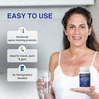 AFI LactoSpore® ES Spore Probiotic | 5B CFU Heyndrickxia Coagulans | Probiotic for Women/Men | Supports Digestive, Immune & Vaginal Health | Made in USA - 60 Capsules