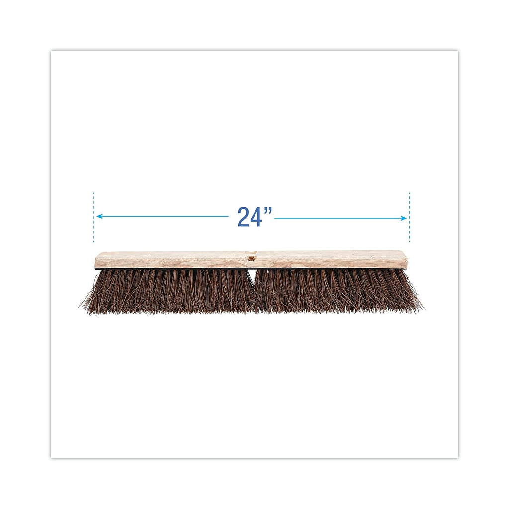 Boardwalk 20124 Floor Brush Head, 3 1/4-Inch Natural Palmyra Fiber, 24-Inch