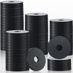 100 Pieces Rubber Washer Heavy Duty Abrasion Resistant Rubber, 1 Od x 1/4 ID x 1/8 Thickness Flat Washer Flat Grommets for Bolts Spacers, Vibration Suppression