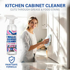 812 Wall Cleaner Spray – Safely Cleans Painted Walls, Baseboards, Kitchen Cabinets, Doors & More | Family & Pet Friendly | Made in America | 24oz.